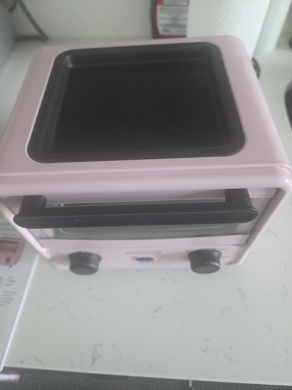 Retro Pink Mini Toaster Oven